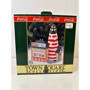 Coca-Cola Town Square Lighthouse Point Snackbar Lighted Building 1990s